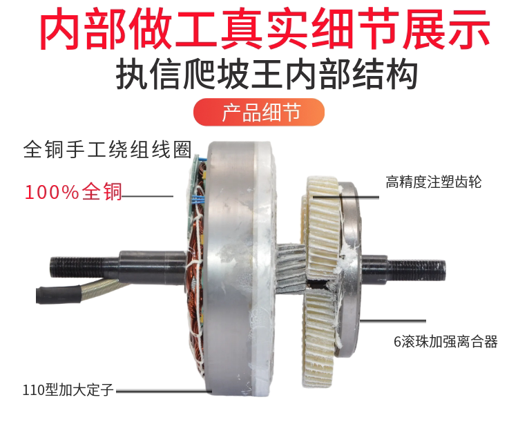 14 Inch Rear Drive Hub Motor,  - Electric Scooter 500W recension och pris