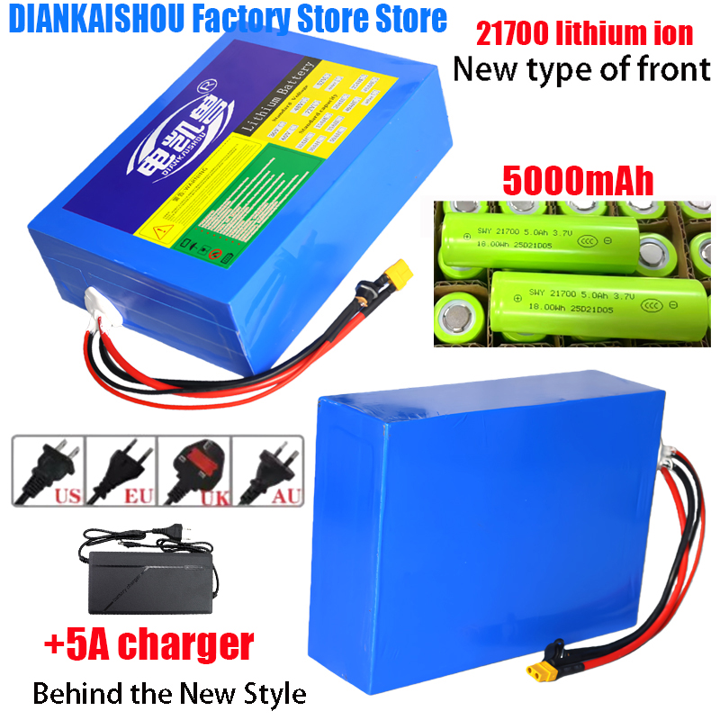 New 72V 60V 52V 48V 36V 30Ah 2 - 60V 30Ah 21700 Battery Pack recension och pris