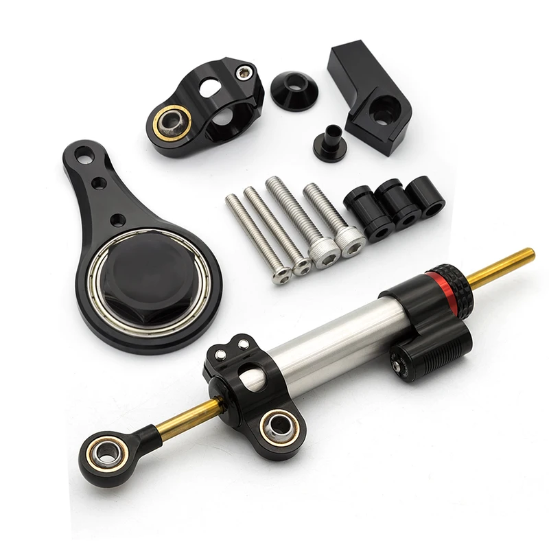 For Kawasaki Ninja ZX-6R ZX636 - Steering Damper Stabilizer Kit Cnc recension och pris
