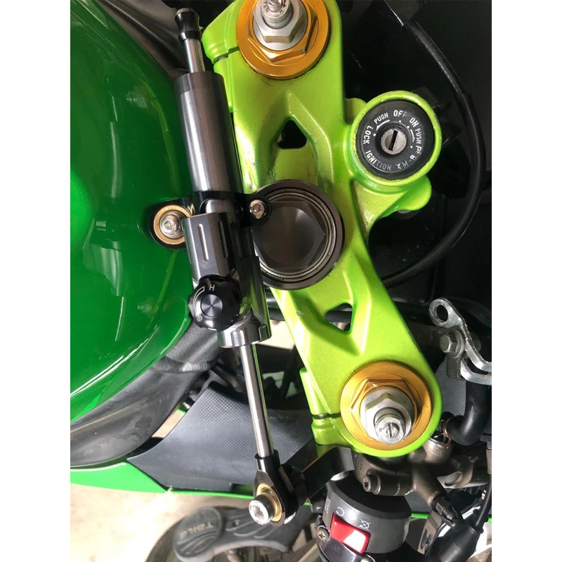 For Kawasaki Ninja ZX-6R ZX636 - Steering Damper Stabilizer Kit Cnc recension och pris