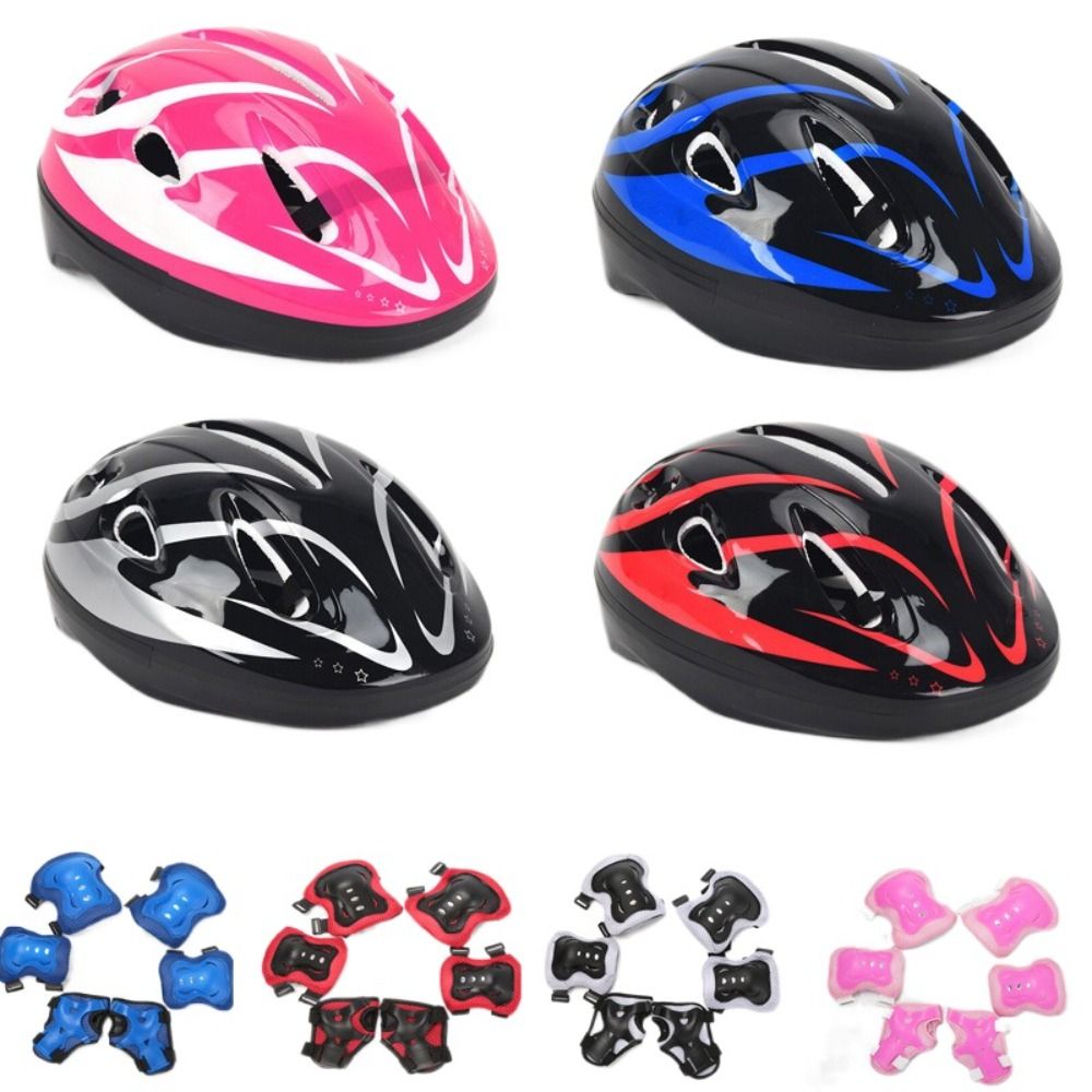 Kids Helmet Knee Elbow Pads Wr - Scooter Helmet Set recension och pris