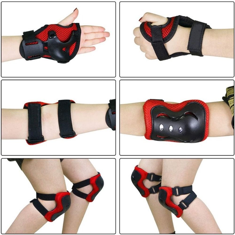 Kids Helmet Knee Elbow Pads Wr - Scooter Helmet Set recension och pris