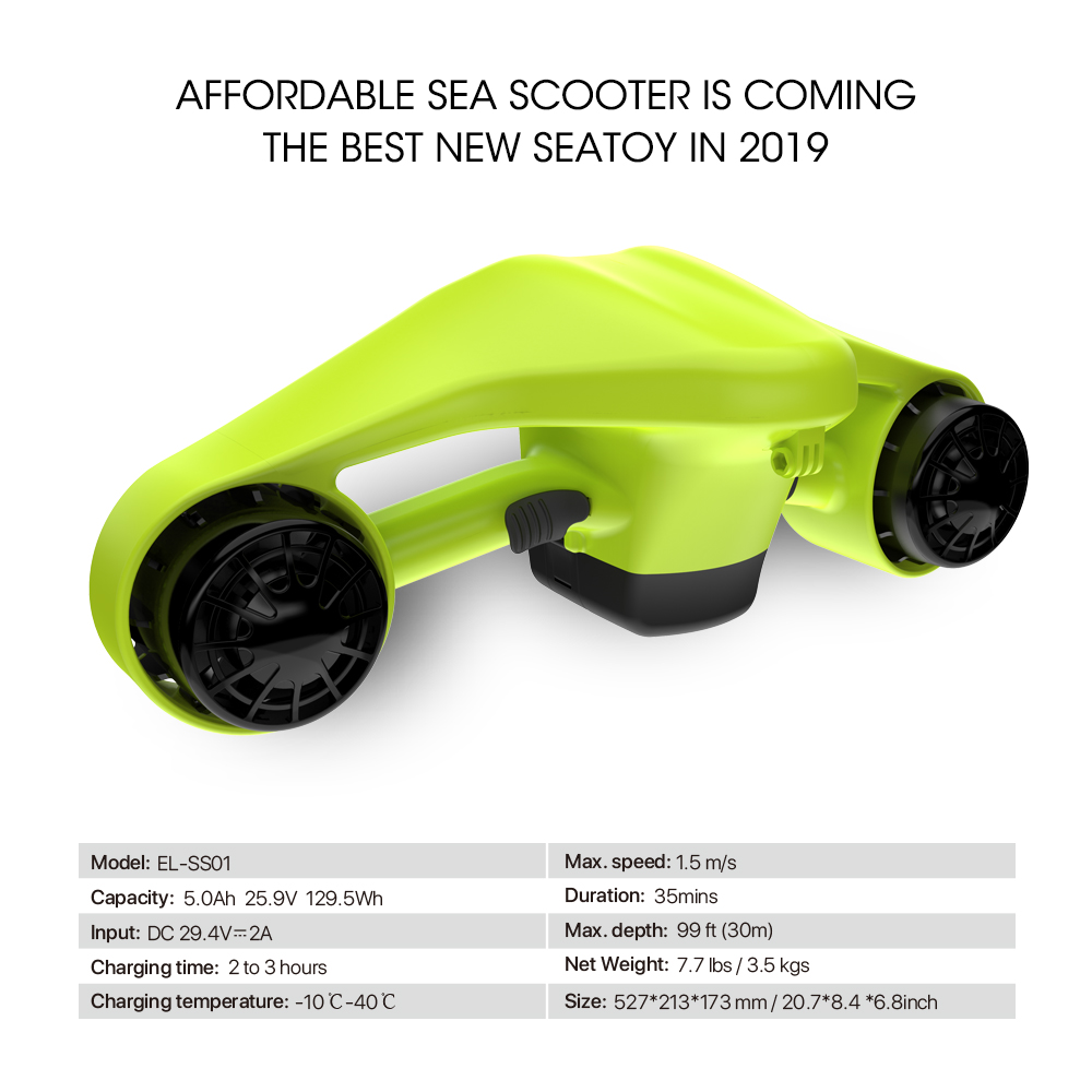 Asiwo Manta Underwater Scooter - Scooter Electric recension och pris