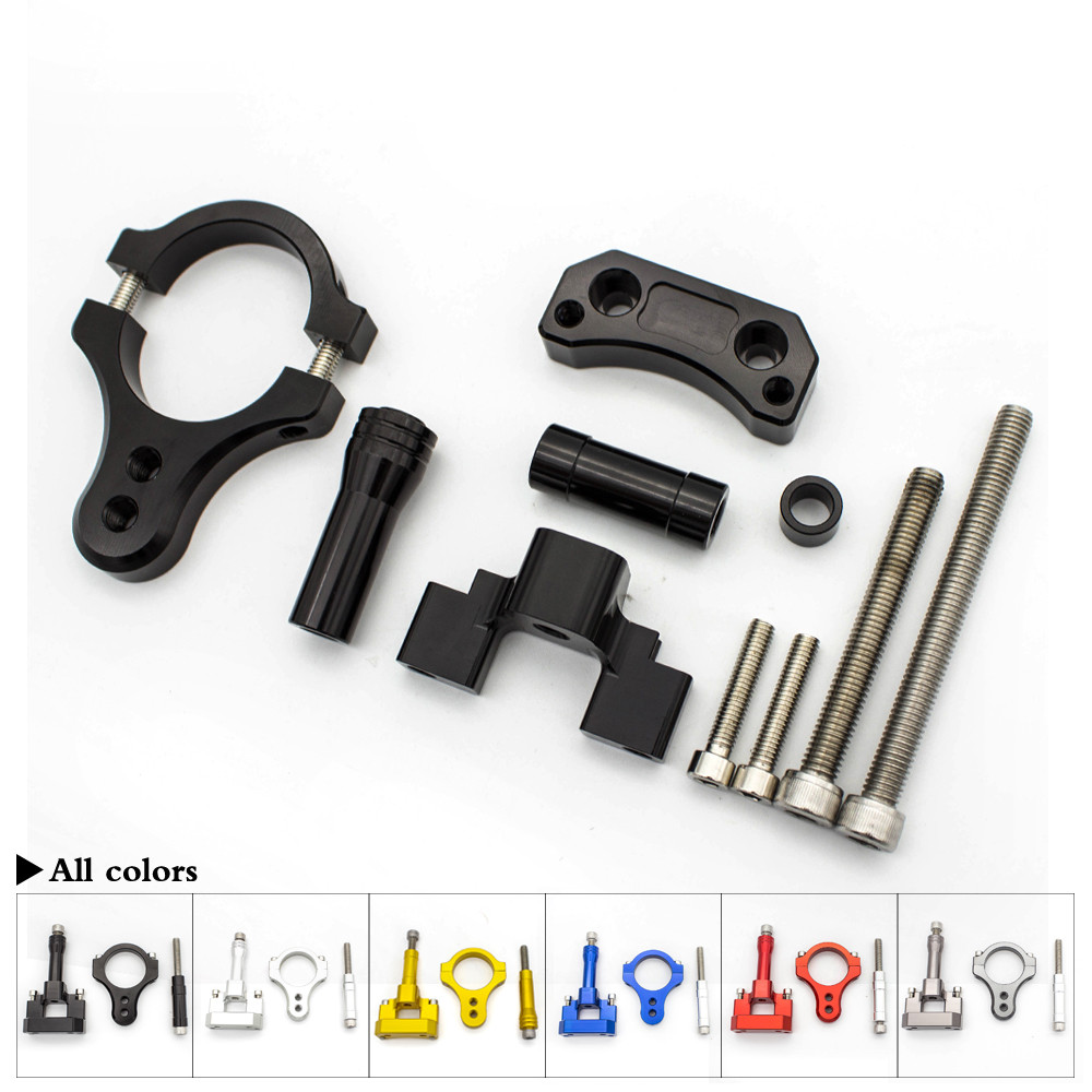 CNC Aluminum Motorcycle Steeri - Steering Damper Stabilizer Kit Cnc recension och pris