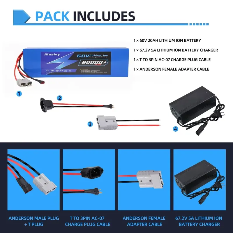 60V 20AH 30AH 21700 Lithium Ba - 60V 30Ah 21700 Battery Pack recension och pris